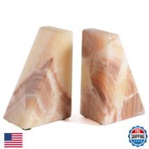 Marble Bookend for Heavy Books, Decorative Bookends for Shelves, Durable... - $61.09