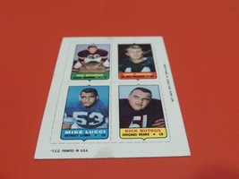 1969 Topps# 21 4 In One Butkus + Near Mint / Mint Or Better ! - $114.99