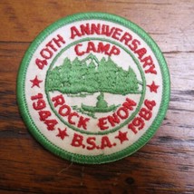 Vtg 1984 BSA Boy Scouts ROCK ENON Virginia 40th Collectible Embroidered ... - $13.15
