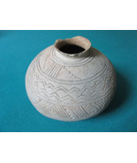  MAYAN AZTEC Pre Columbian GEOMETRIC DESIGN  BOWL 7 X 5&quot;    - €385,58 EUR