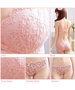 Sexy Unique Embroidery Sexy Women&#39;s Lace Lingerie Underwear Push Up Padd... - $15.00