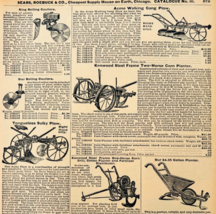 1969 Plows &amp; Planters Farming 1901 Repro Advertisement Sears Agriculture... - $19.99