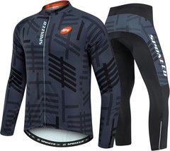 Men&#39;S Cycling Jerseys With Full Sleeves For Riding, Long Sleeve T-Shirts... - $80.07