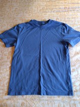* Wonder Nation Solid Blue short-sleeve T-shirt boys  m 8 - $2.90