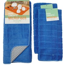 Drying Mat and Kitchen Towels Set Blue Microfiber Window Pane Check - $15.79