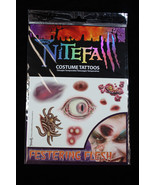 Realistic Gross-TEMPORARY TATTOOS-Horror Zombie Costume Makeup-FESTERING... - £2.21 GBP