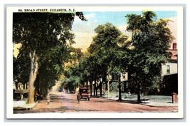 Broad Street View Elizabeth New Jersey NJ UNP WB Postcard O17 - £3.78 GBP