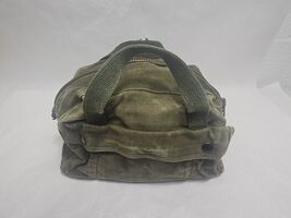 Vintage Military Army 1961 Mechanics Green Canvas Tool Pouch Bag US Mili... - $21.78