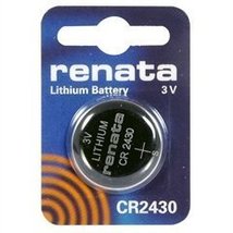 Renata CR2430 3V Lithium Coin Batteries (5 Pack) - £7.37 GBP
