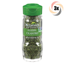 3x Shakers McCormick Gourmet All Natural Cilantro Seasoning | Non GMO | .43oz - £21.32 GBP