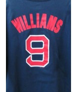 Red Sox Tee Shirt Navy Blue Back Says WILLAMS 9 Majestic Size 2XL Fan Shirt. - $9.77