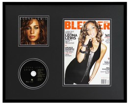 Leona Lewis 16x20 Framed ORIGINAL 2008 Blender Magazine Cover &amp; CD Display - £62.12 GBP