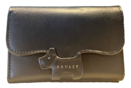 Radley London Leather Small Clutch Wallet Trifold Credit Card Scotty Dog... - $27.00