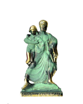 Greek Statue deity Zeus and Ganymede from brass13cm x 7cm - £54.91 GBP