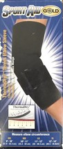 Sport Aid GOLD ThermaDry3 Tennis Elbow Sleeve Black Small - $19.40