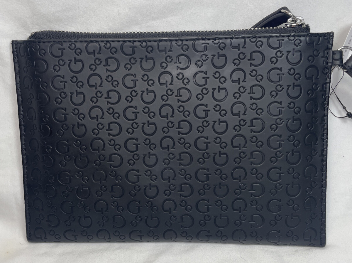 Guess Lathan SLG Wristlet Handbag Wallet - Black W/wrislet Strap Item image 5