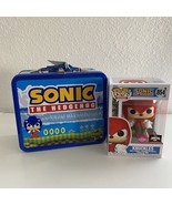 Funko Pop! Sonic Collection Classic Molded Tin Lunch Bag &amp; Knuckles Viny... - $57.00