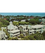 1975 Charleston SC Roof Tops Aerial View Battery Postcard - $8.18 CAD