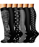Copper Compression Socks for Women &amp; Men (6 Pairs) - Best Support for Nu... - $36.97 CAD