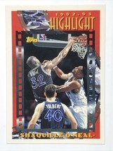 1993-94 Topps #3 Shaquille O&#39;Neal Orlando Magic NBA Basketball Card - £0.79 GBP