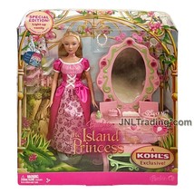 Year 2007 Barbie The Island Princess Doll Princess Luciana With Light-Up Vanity - £84.12 GBP