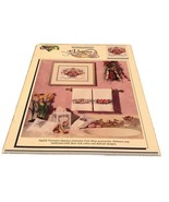 A VICTORIAN ROSE GARDEN Counted Cross Stitch Leaflet by Color Charts Bat... - $70.42 MXN