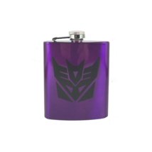 Transformers Decepticon Custom Flask Canteen Collectible Gift Cybertron ... - £20.42 GBP