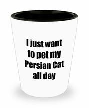 Persian Cat Shot Glass Lover Mom Dad Funny Gift Idea For Liquor Lover Alcohol 1. - £10.31 GBP