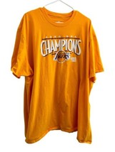 LA Lakers NBA Champions 2020 Double Sided Fanatics Men’s 5XL Gold Names on Back - £17.75 GBP