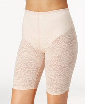 Maidenform Sexy Firm Control Sheer Lace Thigh Slimmer DM2004 Nude M - $39.60