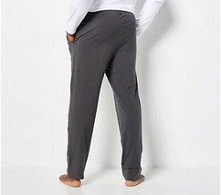 Men with Control Knit Pull-On Straght Leg Pants (Graphite, X-Large) A472254 - £20.73 GBP