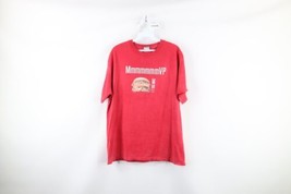 Vintage Y2k McDonalds Mens Large Thrashed Spell Out Big Mac Short Sleeve T-Shirt - £23.70 GBP