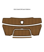 2016 Cobalt 296 Swim Platform Step Pad Boat EVA Foam Faux Teak Deck Floo... - $419.61 CAD