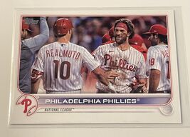 2022 Topps Series 2 Philadelphia Phillies Team Card/ Base Parallel MLB C... - $1.85