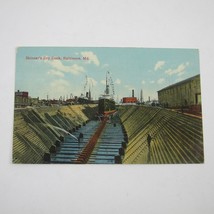 Postcard Baltimore Maryland Skinner&#39;s Dry Dock Steamer Ship Antique UNPOSTED - £7.95 GBP