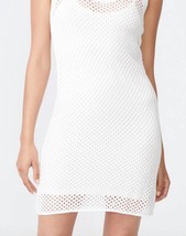 Monrow open knit double layer dress in Ivory - size M - £54.00 GBP