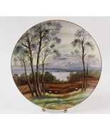 Occupied Japan Landscape Plate Mt Fuji Ucagco Gold Rim Pristine - £18.66 GBP