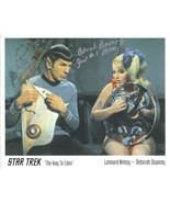 Deborah Downey Classic Star Trek TV Mavig and Spock Autographed Picture #2 - £32.66 GBP