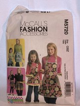McCall;s Fashion Accessory  M5720 OSZ Sewing Pattern  Aprons Misses Chil... - $9.99