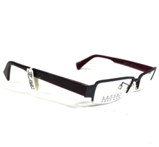 Lafont Issy &amp; LA Eyeglasses Frames ROBIN 751 Blue Spotted Purple 50-17-137 - £71.30 GBP