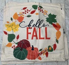 Fall Pillow Covers Autumn Decorations 18x18 Inch Set of 4 Throw Pillowcase Farm - £22.58 GBP
