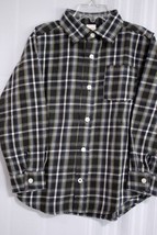 GYMBOREE Boy&#39;s Long Sleeve Button Down Flannel Shirt size 6 Yrs - $12.86