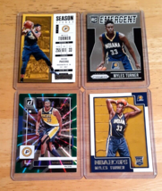 Myles Turner Pacers Lot (4) 2015 ROOKIES/ Prizm EMERGENT/ Hoops RC/ GREEN/Ticket - £12.68 GBP