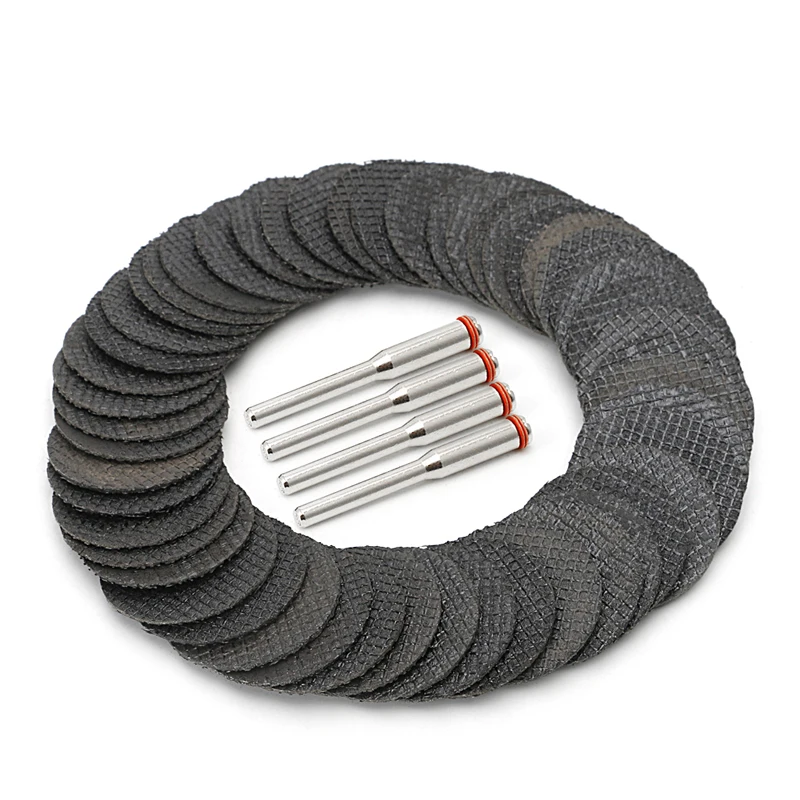 50Pcs gl Tool Asive Cutting Disc Cut Off Wheel with 4 Mandrels Rotary -Y103 - $213.65
