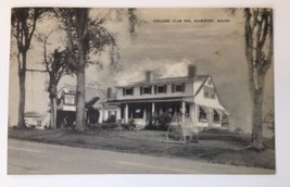 Searsport Maine College Club Inn An Old Sea Captains House Posted 1938 PC - $4.50