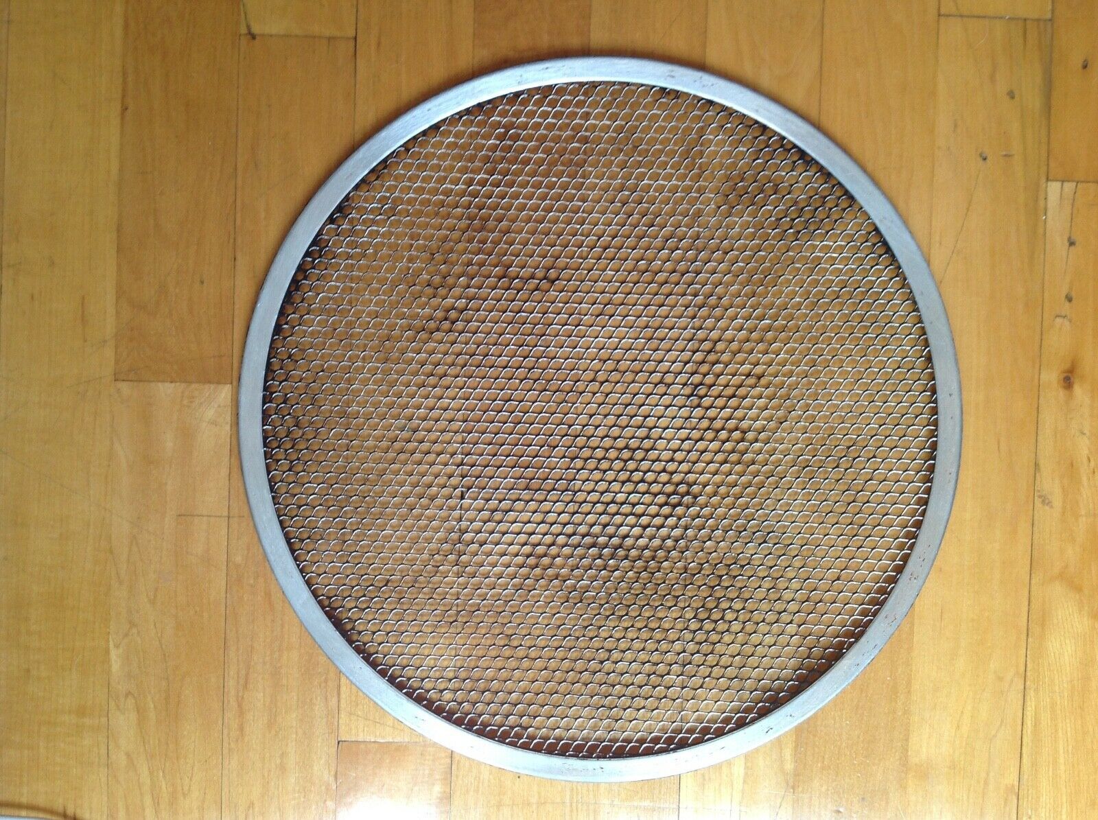 Pizza Seamless Aluminum Screen 12" Round  Oven Baking  Durable Mesh Tray Rim Item image 5