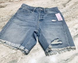 NWT Wild Fable  High-Rise Bermuda Denim Shorts Women&#39;s Size 4/27. M Wash. - $35.52