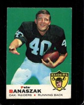 1969 Topps #30 Pete Banaszak Good+ (Rc) Raiders *X105674 - £4.29 GBP
