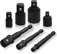 7-Piece Complete Socket Conversion and Adapter Kit for Ratchet, Extension Bar, I - £25.34 GBP