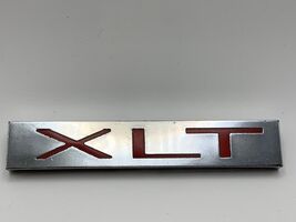 Vintage Chrome Emblem Ford XLT Truck Sign Badge Automotive Name Plate - $5.00